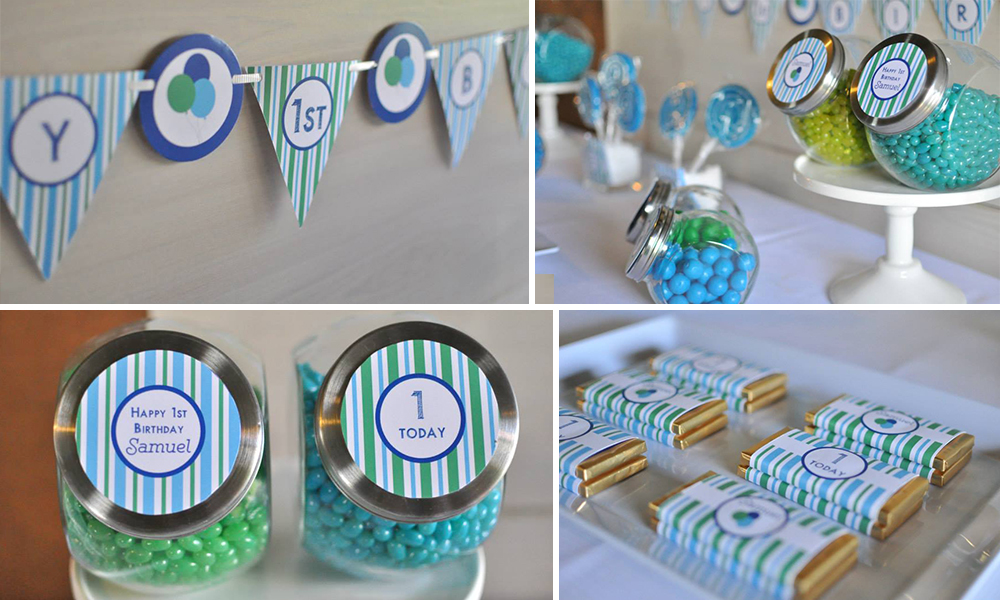 Stripe Theme Party by Style Dolls and Blossom Tree Designs