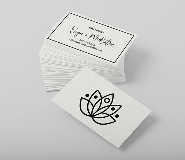 recycled business cards