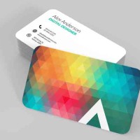 Round Corner Business Cards