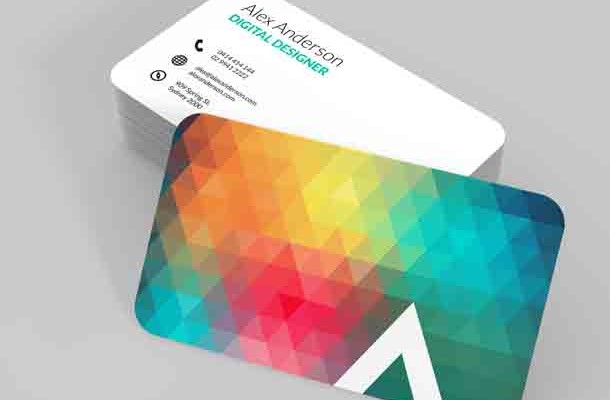 Round Corner Business Cards